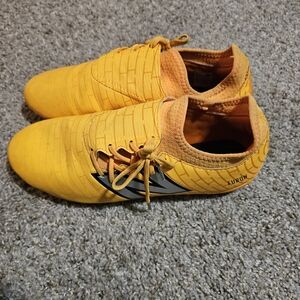 New Balance Furon Men's Sunglow Yellow Orange Soccer Cleats Good Used Condition